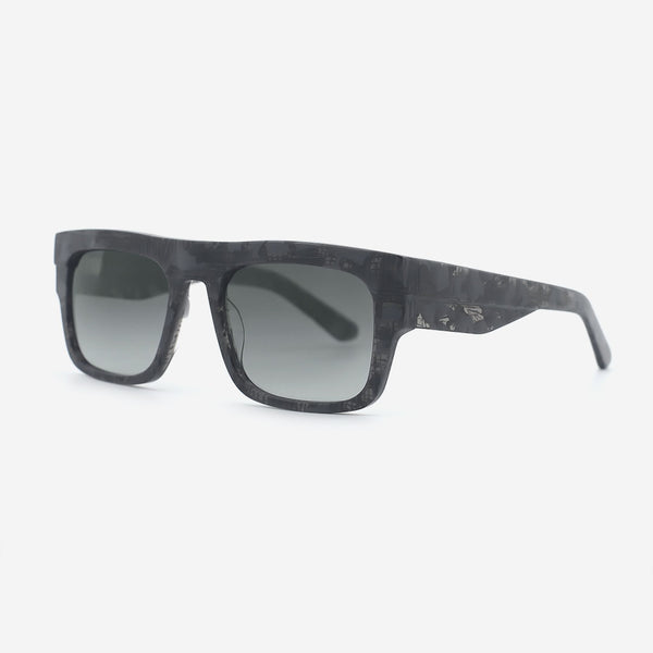 Rectangle Flat Top Acetate Unisex Sunglasses 25A8183