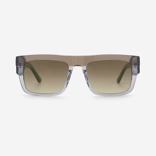 Rectangle Flat Top Acetate Unisex Sunglasses 25A8183