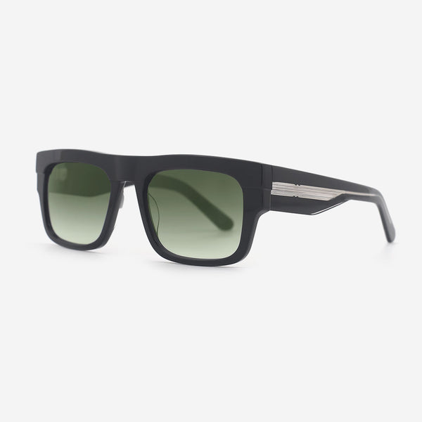 Rectangle Flat Top Acetate Unisex Sunglasses 25A8183