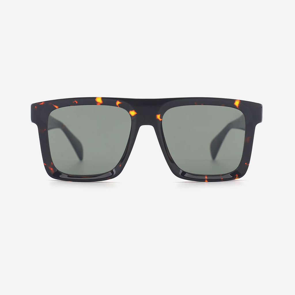 Square Flat Top Acetate Unisex Sunglasses 25A8184