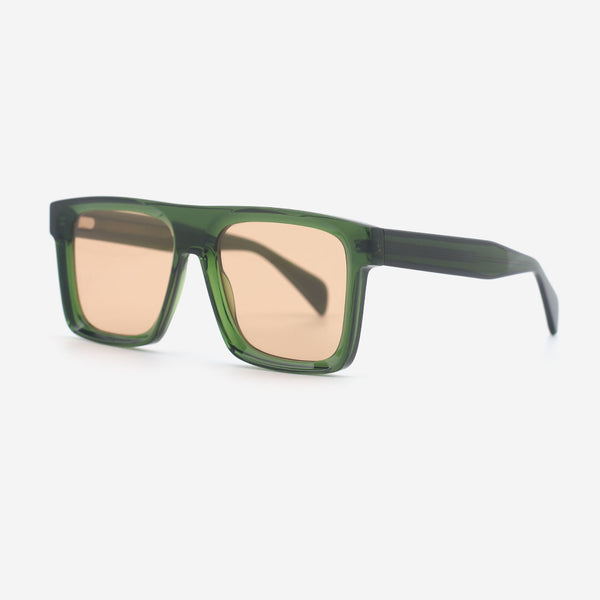 Square Flat Top Acetate Unisex Sunglasses 25A8184
