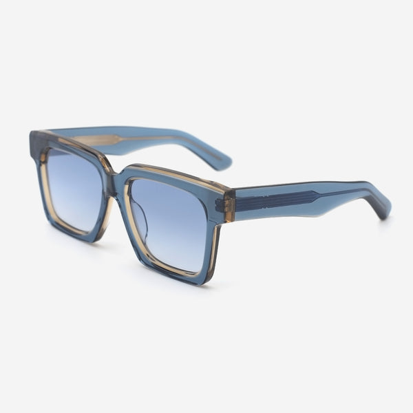 Crisp Square Acetate Unisex Sunglasses 25A8185
