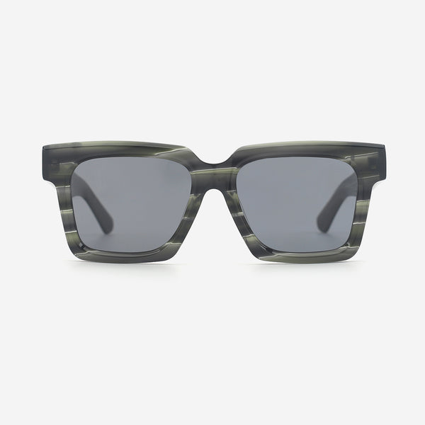 Crisp Square Acetate Unisex Sunglasses 25A8185
