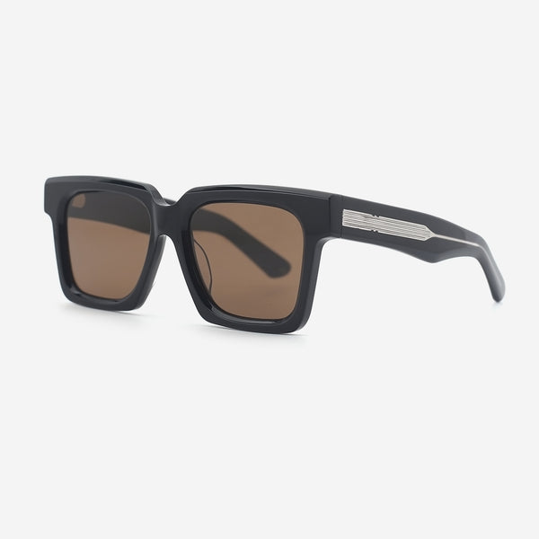Crisp Square Acetate Unisex Sunglasses 25A8185