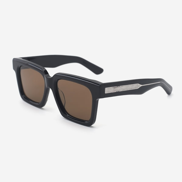 Crisp Square Acetate Unisex Sunglasses 25A8185