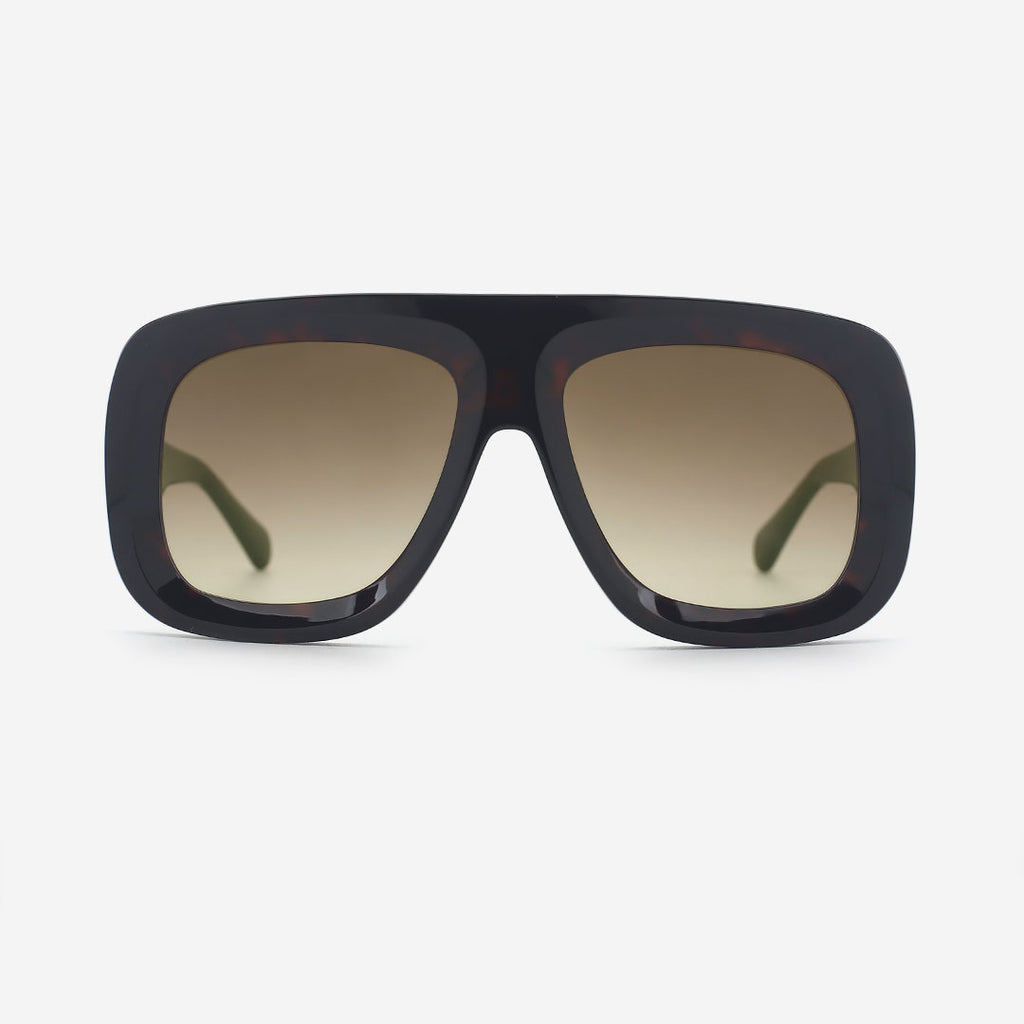 Pilot Oversize Acetate Unisex Sunglasses 25A8186