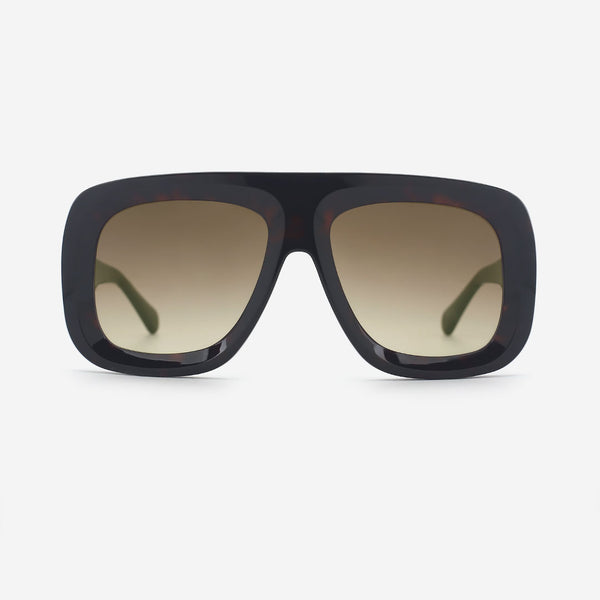 Pilot Oversize Acetate Unisex Sunglasses 25A8186