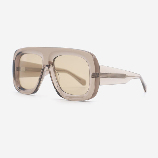 Pilot Oversize Acetate Unisex Sunglasses 25A8186