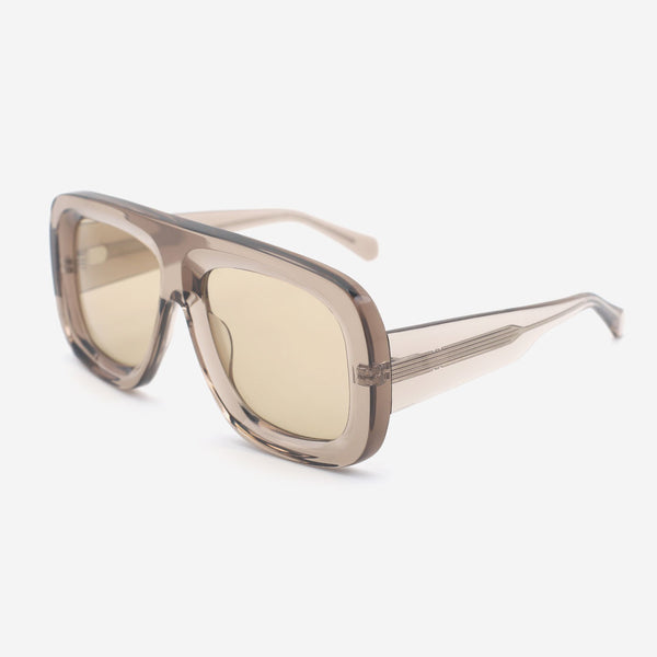 Pilot Oversize Acetate Unisex Sunglasses 25A8186
