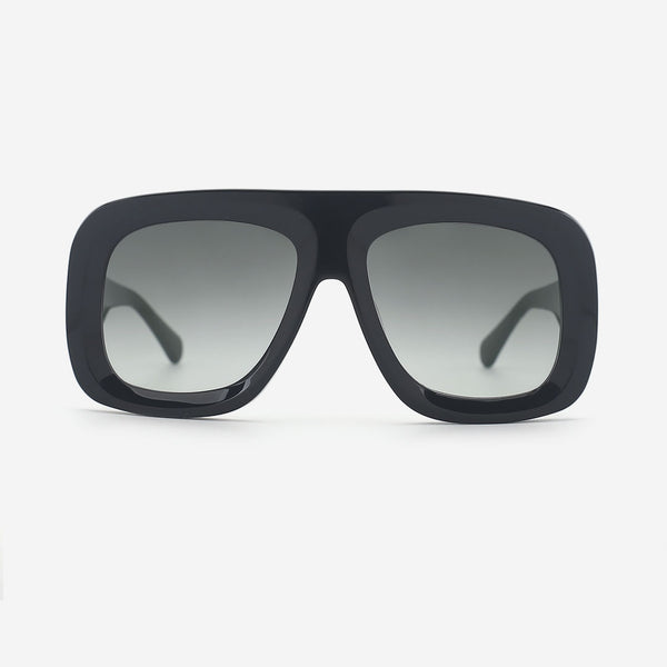 Pilot Oversize Acetate Unisex Sunglasses 25A8186