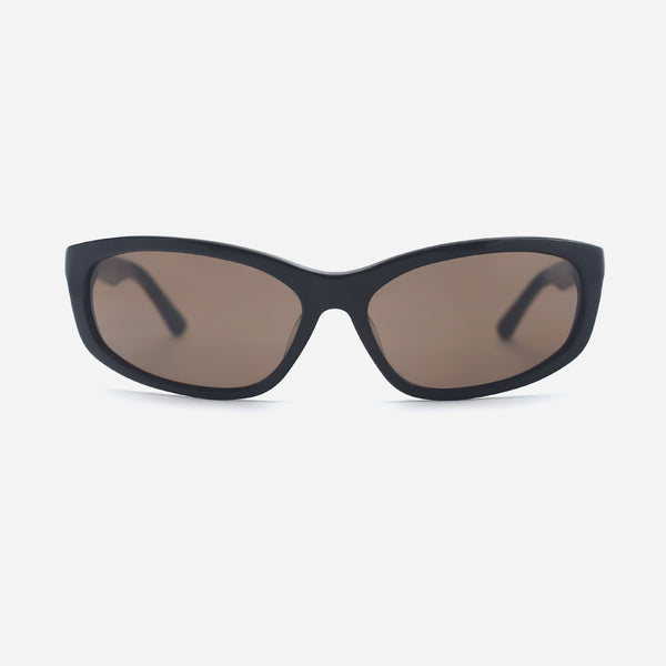Cat-Eye Sport Acetate Unisex Sunglasses 25A8189