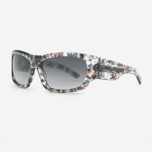 Retro Aviator Acetate Unisex Sunglasses 25A8196