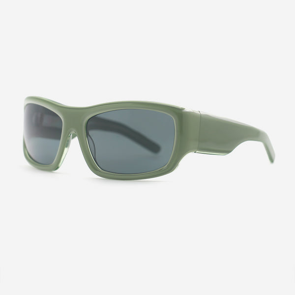 Retro Aviator Acetate Unisex Sunglasses 25A8196