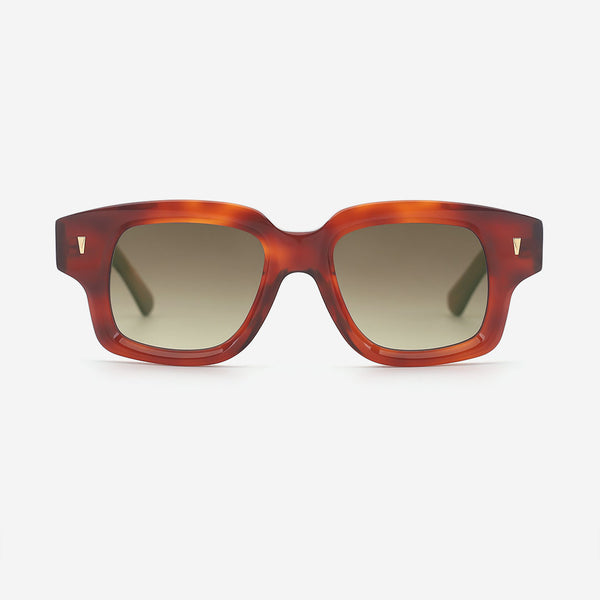 Thick Square Acetate Unisex Sunglasses 25A8201