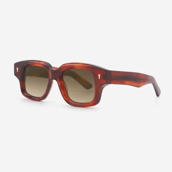 Thick Square Acetate Unisex Sunglasses 25A8201