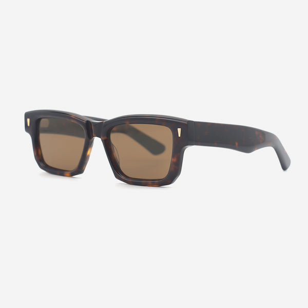 Vintage Rectangle Acetate Unisex Sunglasses 25A8202