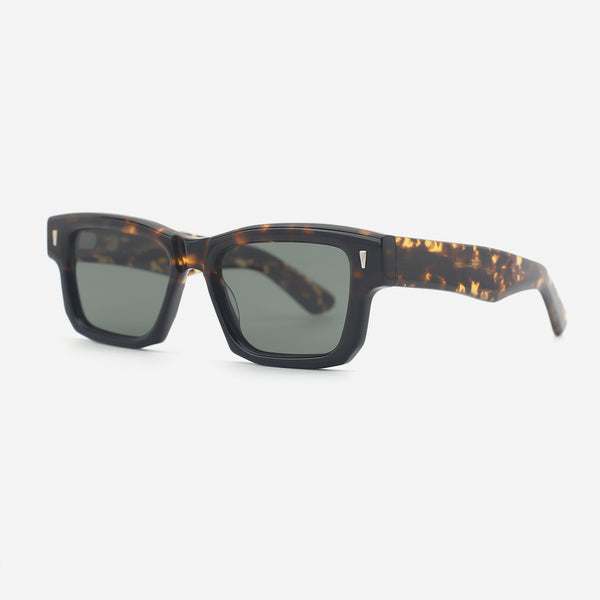 Vintage Rectangle Acetate Unisex Sunglasses 25A8202