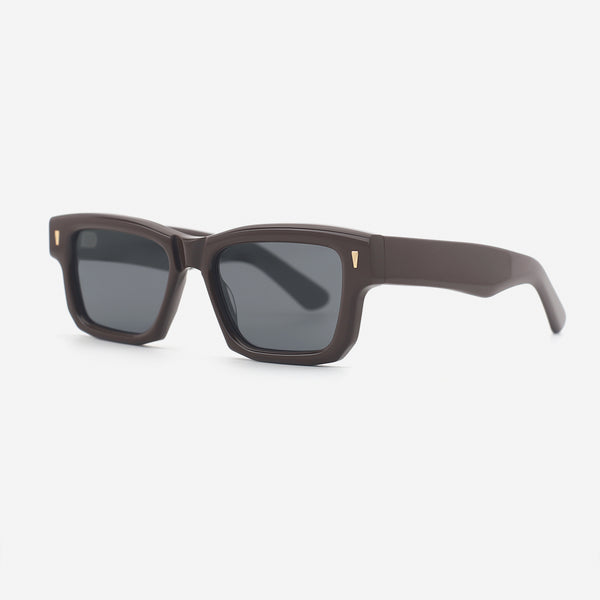 Vintage Rectangle Acetate Unisex Sunglasses 25A8202