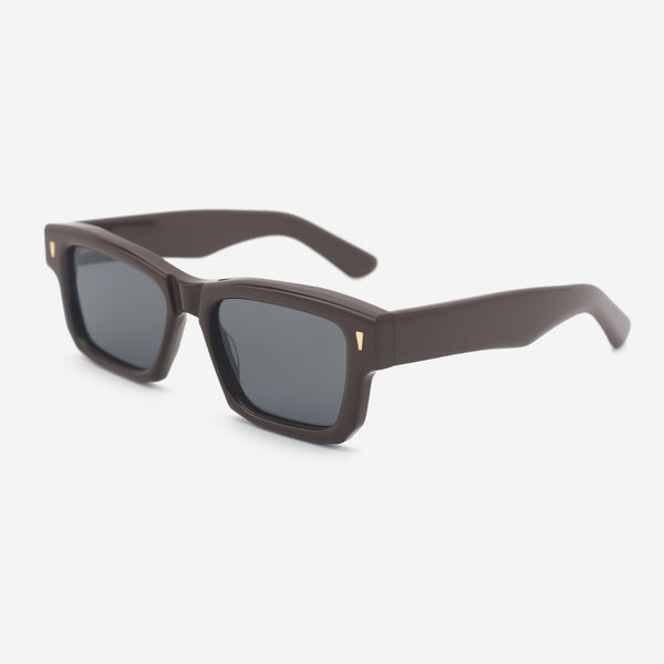 Vintage Rectangle Acetate Unisex Sunglasses 25A8202
