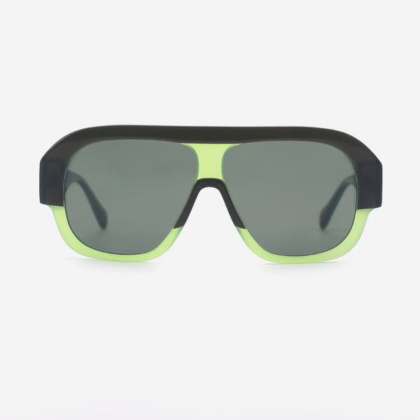 Unique Pilot Acetate Unisex Sunglasses 25A8207