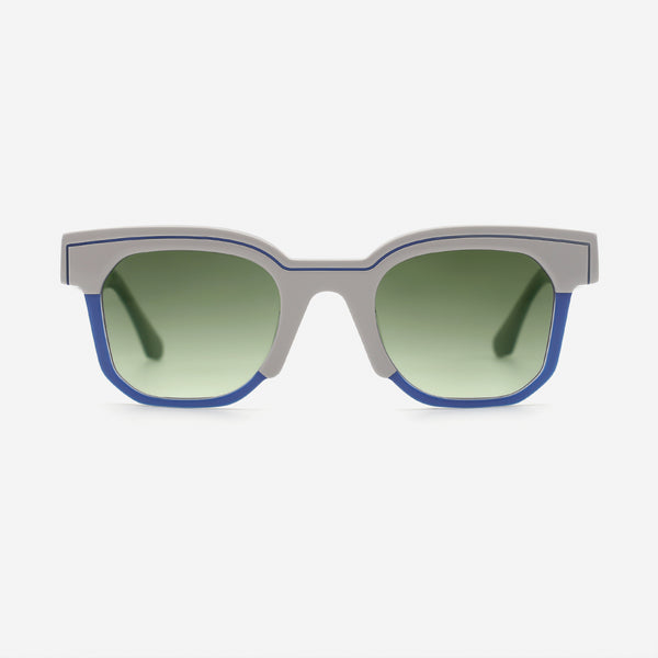 Unique Square Acetate Unisex Sunglasses 25A8212