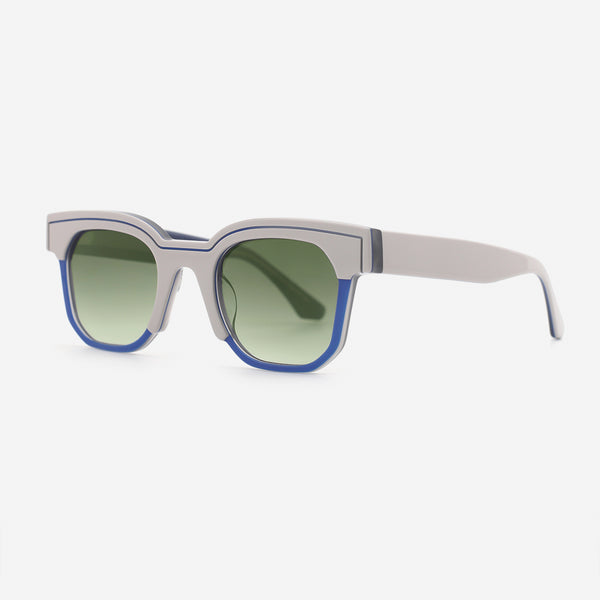 Unique Square Acetate Unisex Sunglasses 25A8212