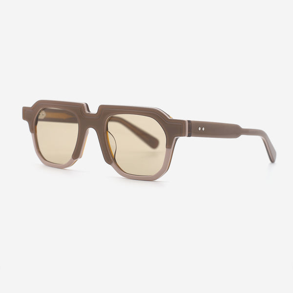 Geometric Acetate Unisex Sunglasses 25A8213