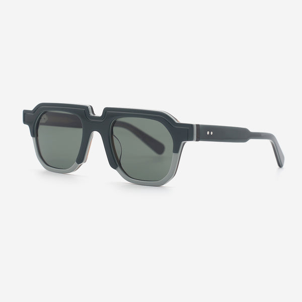 Geometric Acetate Unisex Sunglasses 25A8213