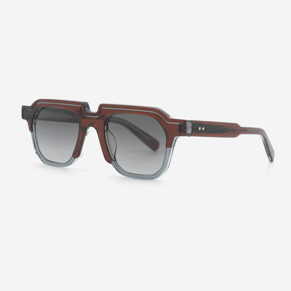 Geometric Acetate Unisex Sunglasses 25A8213