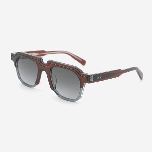 Geometric Acetate Unisex Sunglasses 25A8213