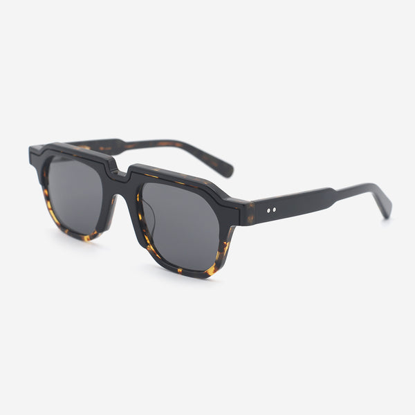 Geometric Acetate Unisex Sunglasses 25A8213