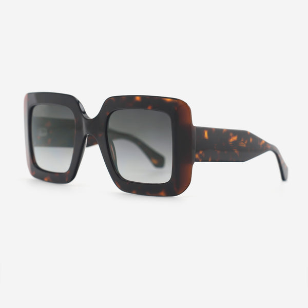 Unique Square Acetate Unisex Sunglasses 25A8222