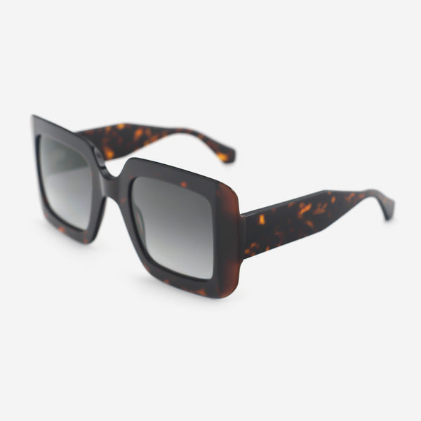 Unique Square Acetate Unisex Sunglasses 25A8222