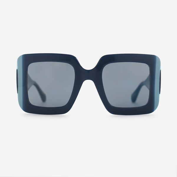 Unique Square Acetate Unisex Sunglasses 25A8222