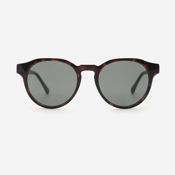 Round Laminated Acetat Unsiex Sunglasses 25A8227