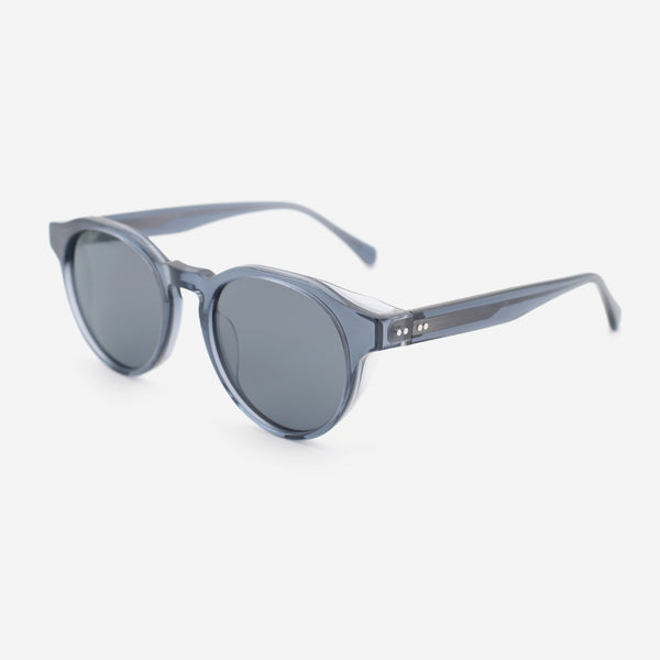 Round Laminated Acetat Unsiex Sunglasses 25A8227