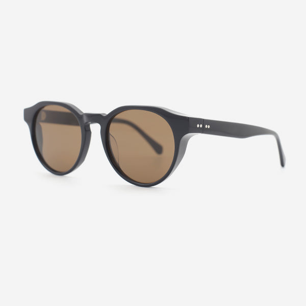 Round Laminated Acetat Unsiex Sunglasses 25A8227