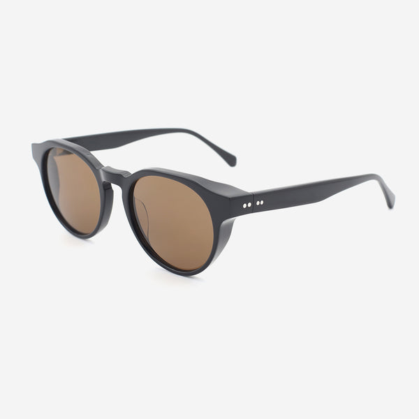 Round Laminated Acetat Unsiex Sunglasses 25A8227