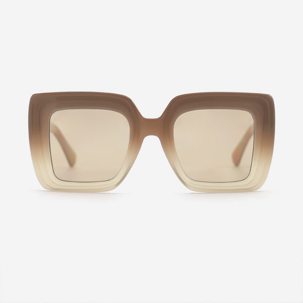 Unique Square Acetate Unisex Sunglasses 25A8230