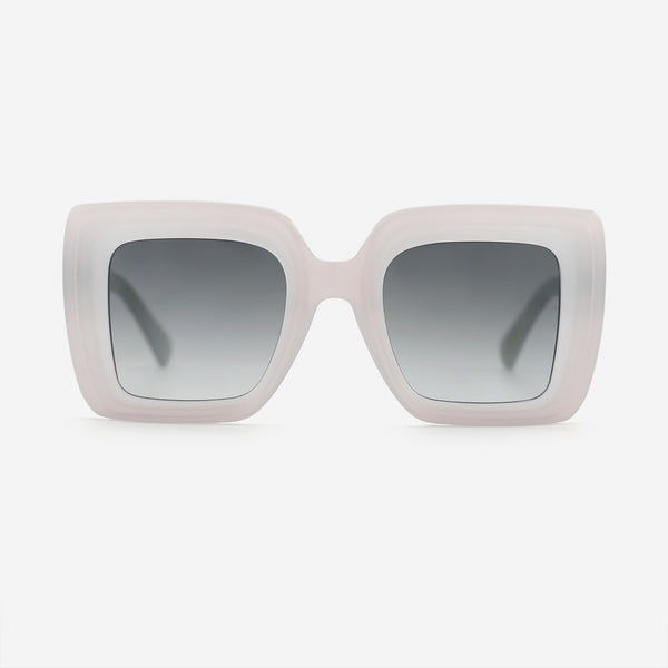 Unique Square Acetate Unisex Sunglasses 25A8230