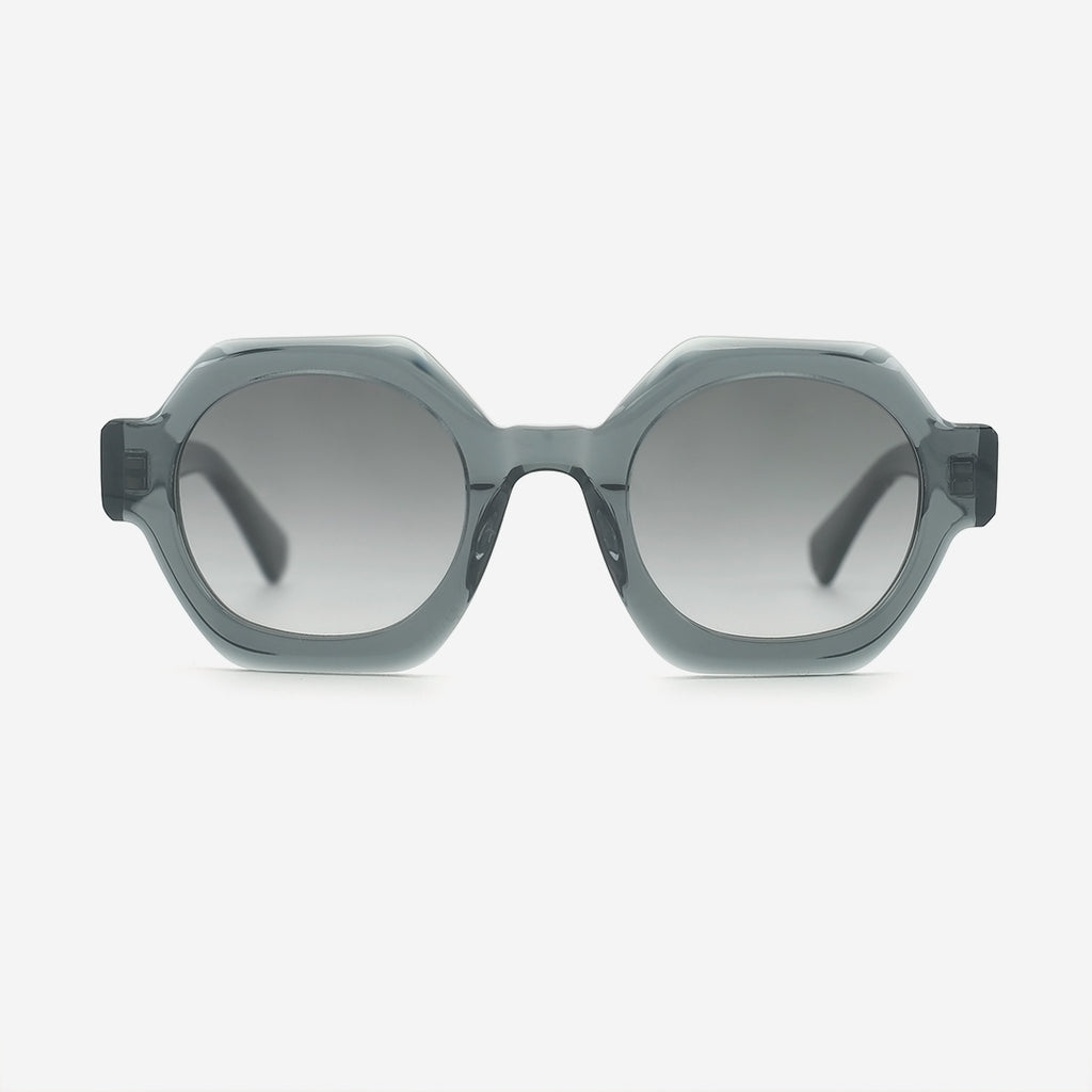Unique Polygon Acetate Unisex Sunglasses 25A8232