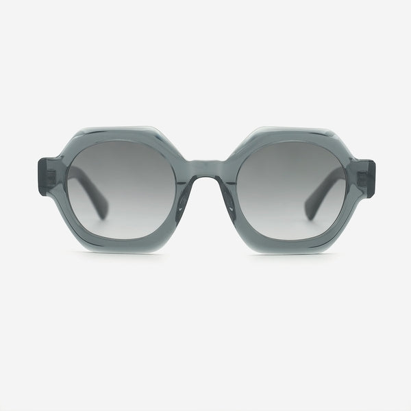 Unique Polygon Acetate Unisex Sunglasses 25A8232