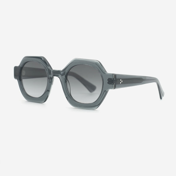 Unique Polygon Acetate Unisex Sunglasses 25A8232