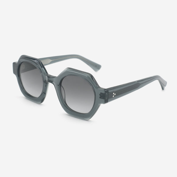 Unique Polygon Acetate Unisex Sunglasses 25A8232