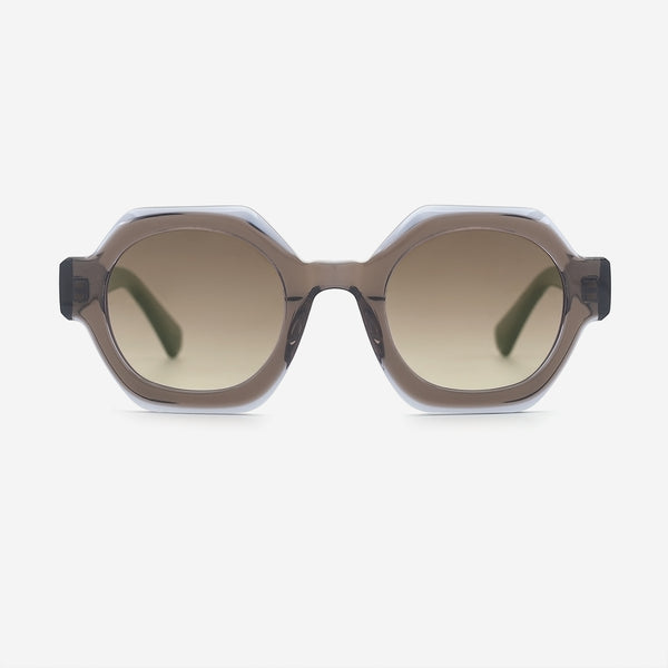 Unique Polygon Acetate Unisex Sunglasses 25A8232
