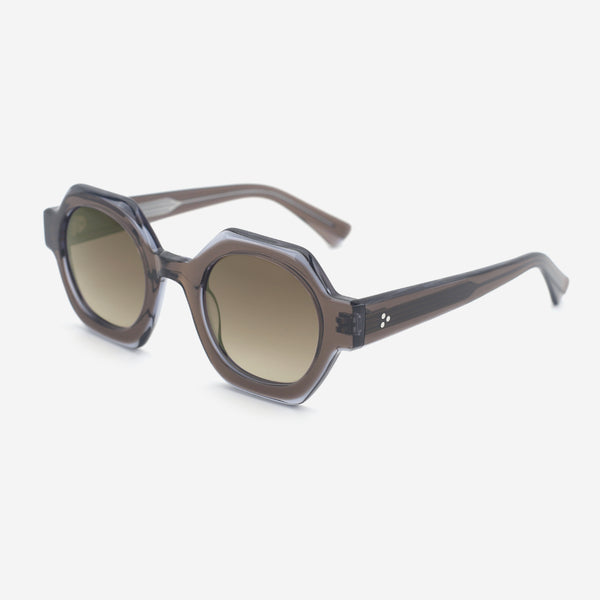 Unique Polygon Acetate Unisex Sunglasses 25A8232