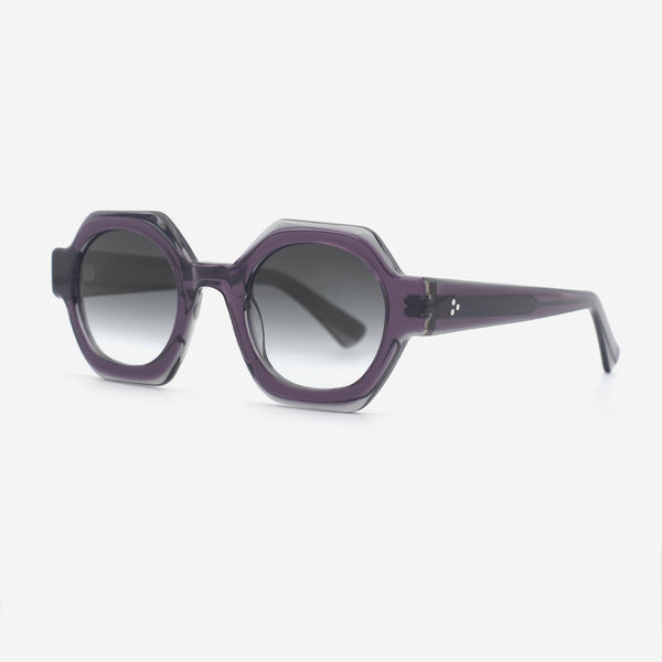Unique Polygon Acetate Unisex Sunglasses 25A8232