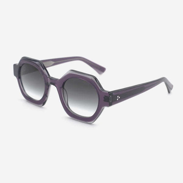 Unique Polygon Acetate Unisex Sunglasses 25A8232