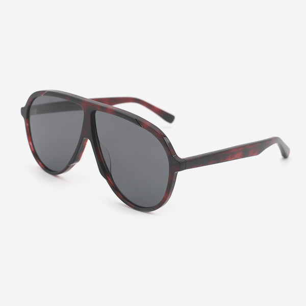 Oversize Pilot Acetate Unisex Sunglasses 25A8234