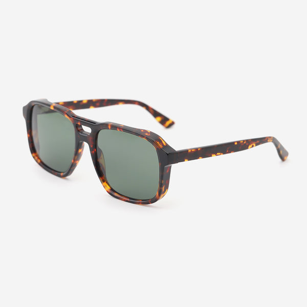 Vintage Aviator Acetat Unisex Sunglasses 25A8243